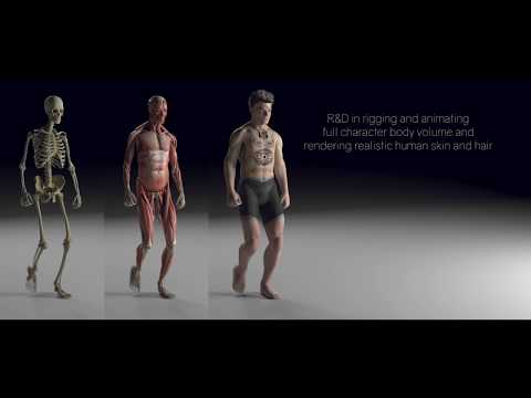 R&D - Full character body volume rig by Jamie Cody-Ferguson
