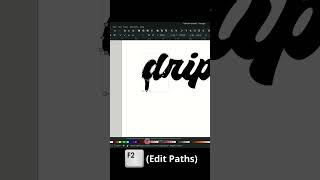 Dripping Text Effect in Inkscape #shorts
