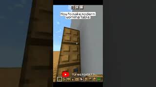 ( How to make table in minecraft)#shorts #minecraft #minecraftshorts #gaming #viral