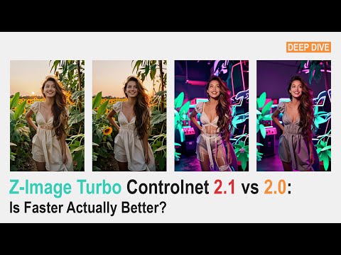 🟠 Z-Image Turbo Controlnet Union 2.1 vs 2.0: Speed Test & Setup Guide (ComfyUI Deep Dive)