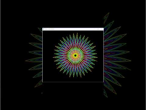 Python Graphics Program | Turtle program In Python|Simple Graphics Program #viral #shorts #trending