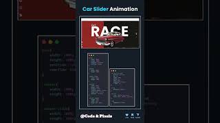 🚗 Car Slider Animation in HTML & CSS | Modern UI Design | Frontend Project