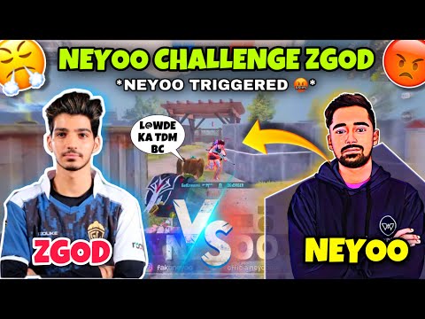 GodL-Neyoo v/s GodL-ZGod | 😤Neyoo Try Hard🔥TDM Match !!