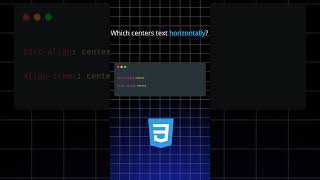 Want Centered Text? Pick the Right One! #CSSQuiz #FrontendTips #LearnCSS #DevChallenge  #devforall