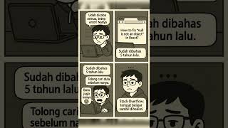 Baru nanya baik2 di Stack Overflow Langsung dihukum sosial #komik #manga #shorts #programmer #fyp