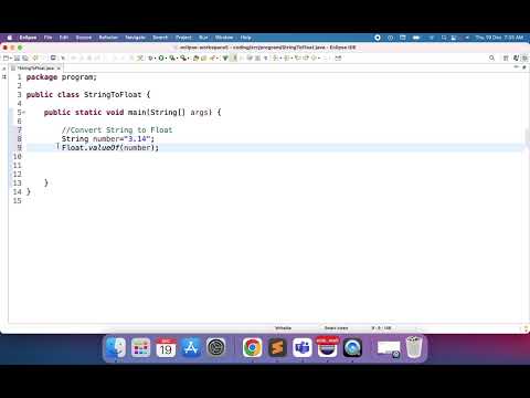Convert String to Float | Java Program