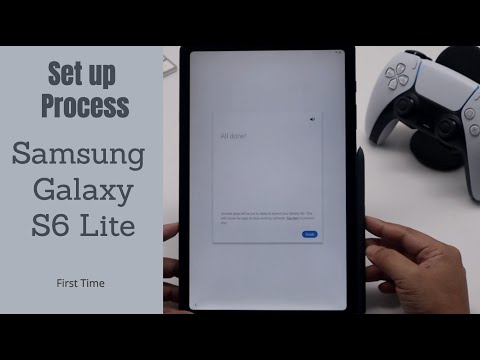 Setup Samsung Galaxy Tab S6 Lite (Easy Step by Step)