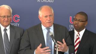 Governor Quinn Announces New Advanced Science Building at University of Illinois at Chicago