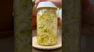 Homemade Sauerkraut (Apple-Celery)