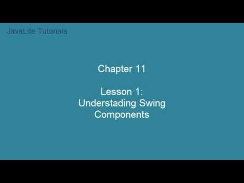 Chapter 11 (Lesson 1: Understanding Swing Components)