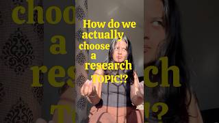 How to choose a research topic #simplystatistics #psychology #research #researchtips #dissertation