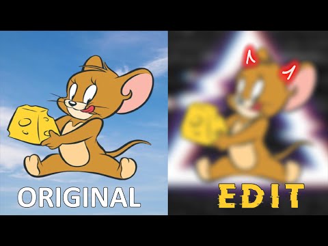 Original vs Edit video. ||JERRY video caprison with ORIGINAL and EDITED.