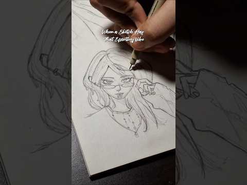 When the Sketch Has an Attitude ≽^• ˕ • ྀི≼ #shorts