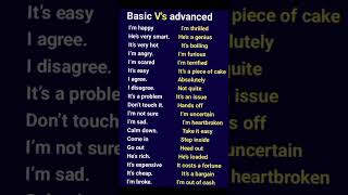 🎯 Basic vs. Better English – Daily Use Sentences #englishspeaking