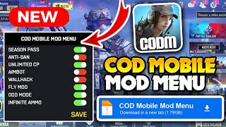 ✅ COD MOBILE MOD MENU 2025 🔴 Aimbot, Wallhack & Unlimited CP | Working CODM HACK/MOD (Android/iOS)