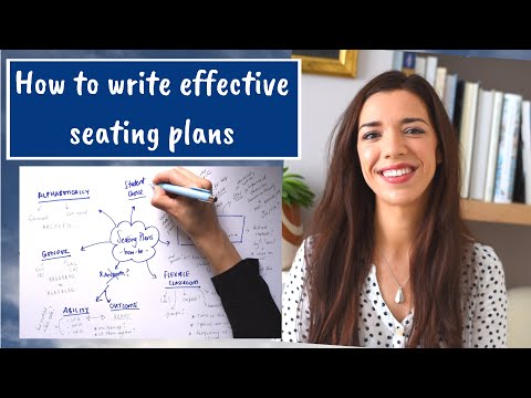 How to write effective seating plans