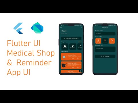 Flutter UI - Online Medical Shop & Medicine Reminder App UI | SpeedCode