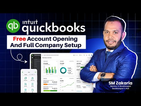 QuickBooks Online Company Setup | কুইকবুকস একাউন্ট খোলার নিয়ম| QuickBooks Bangla Tutorial