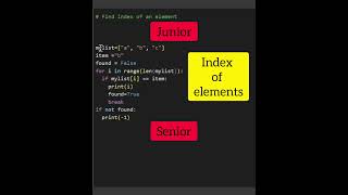 Junior Vs. Senior Python Developer #shorts #python #programming #coding