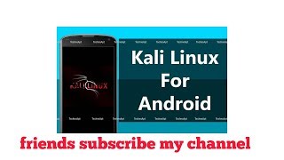 kali linux for android