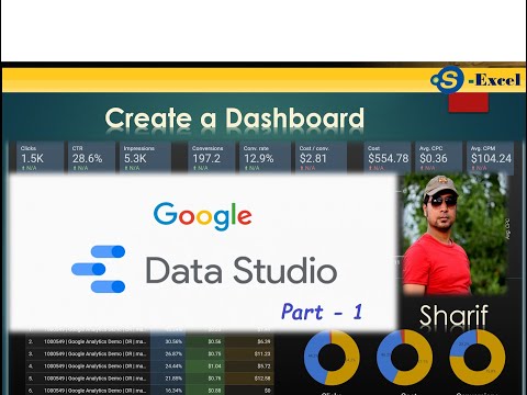 Craete a Dashboard | Google Data Studio | Looker Studio - Part   1