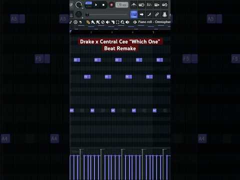 Drake x Central Cee - “Which One” Beat Remake On FL Studio #flstudioremake #flp #flstudio #drake