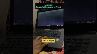 Day 34: becoming a Javascript developer 💪🏻🚀 #scratchcoding #codingchallange #codingdays #computer