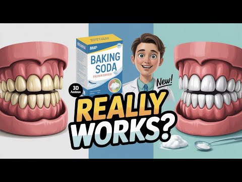 Is Baking Soda the Best Teeth Whitener? (3D Dental Animation)
