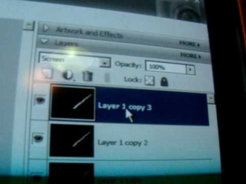Make a lightsaber in photoshop elements