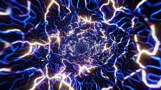 ⚡ Dynamic Electric Energy VJ Loop in 4K | Hypnotic Swirling Lights | Abstract Motion Background