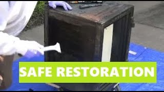 100 Year Old Safe Restoration Part 1 of 2