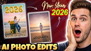 AI Photo Editing Ideas | Happy New Year 2026 photo editing 
