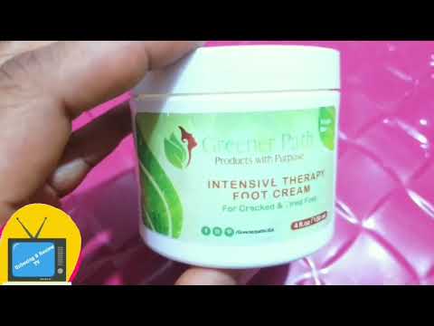 best foot cream for cracked heels | Greener Path Intensive Therapy Foot Cream Review  #bestfootcream