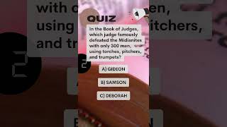 Test your knowledge about a famous judge in the bible #quiz #quiztime #bible