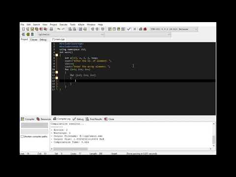 #048 Write a C++ program to find both the largest and smallest number in a array of integers