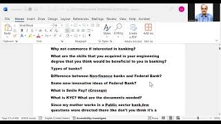 FEDERAL BANK CSA -SUCCESSFUL CANDIDATE QNS ASKED -PL GPAY RS. 603 TO 9003037557 WAPP NOTES, 2 MOCKS