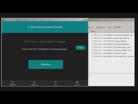 Bulk Email Renamer For Outlook