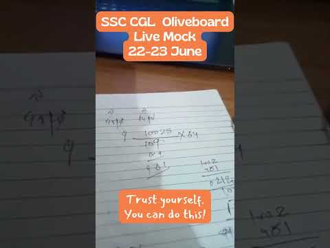 Oliveboard LIVE MOCK 21-22 June What to Expect for SSC CGL Tier-1