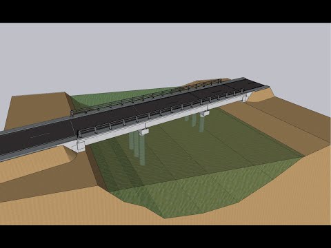 Pont à poutre en béton armé | pfe