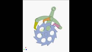 Ratchet mechanism 33480p | Design engineering | Mechanisms | design concepts