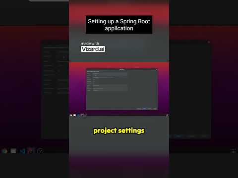 Setting up a Spring Boot application