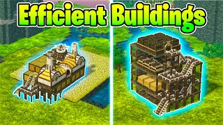 Efficient Buildings Timberborn Update 6