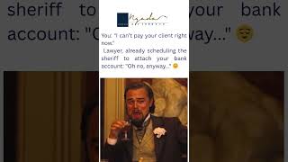 When vibes meet legal consequences. 💸