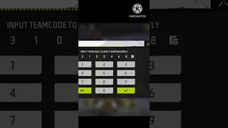 Team code in free fire #teamcode #shortsfeed #keshavffgaming