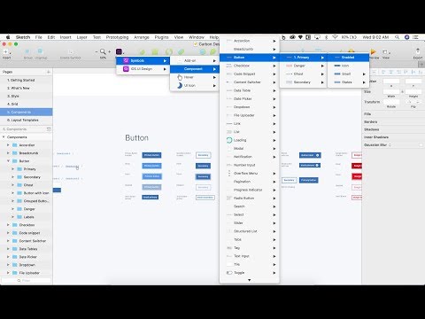 Carbon Design Kit with Sketch Libraries Tutorial
