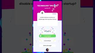 Technology Tips Quiz