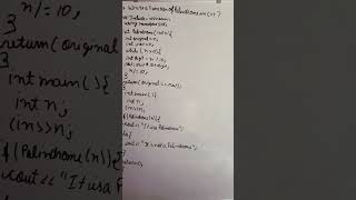 Palindrome in C++ with function.    ....#coding #codingmaster