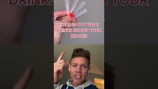 Rating Drinks That Will Stain Your Braces 😅 Orthodontist Reacts!!!