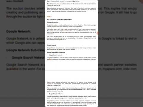 Lesson 6 GOOGLE AD AUCTION & GOOGLE NETWORK