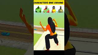 characters bike driving test #indianbikedriving3d